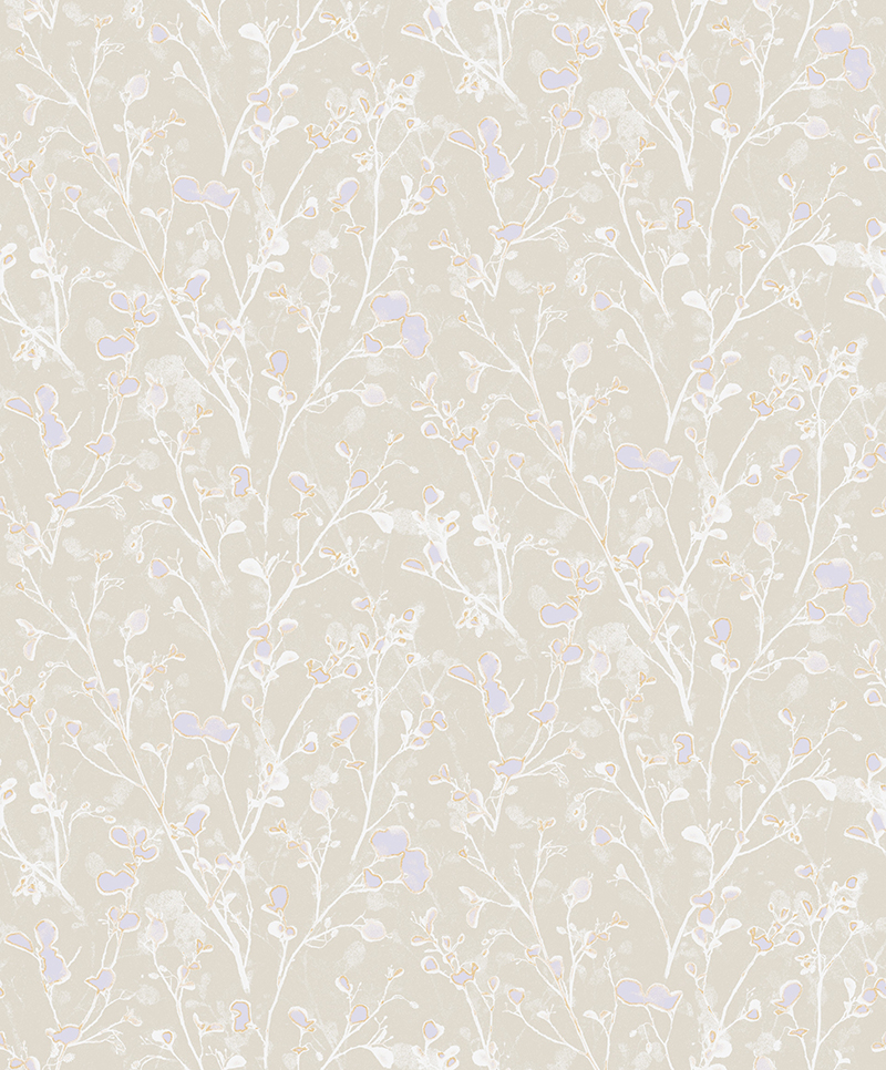 Neutral beige wallcovering | Zoom by Masureel