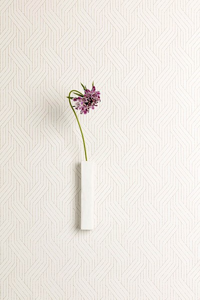 Geometrisch subtiel elegant behangpapier | Zoom by Masureel