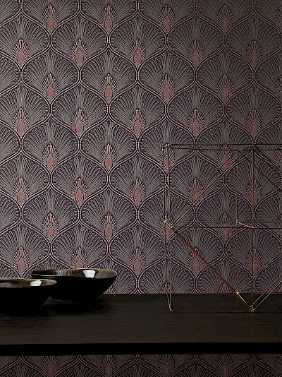 Black modern and classical wallpaper | Masureel