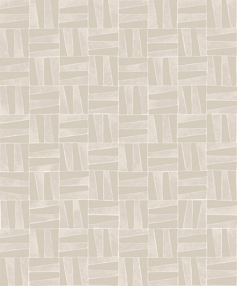 Geometric wallpaper playfully soothing | Khrôma by Masureel