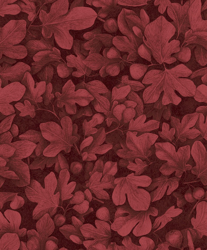 Red flower wallpaper | Khrôma by Masureel
